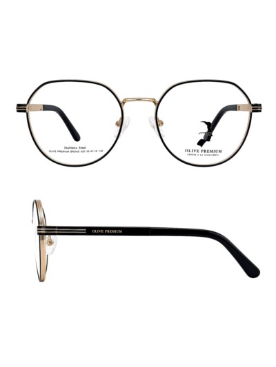 Olive Premium BROAD 020 Negro con dorado