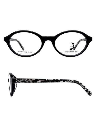 Olive Premium WAVE104 Negro con varillas estampadas