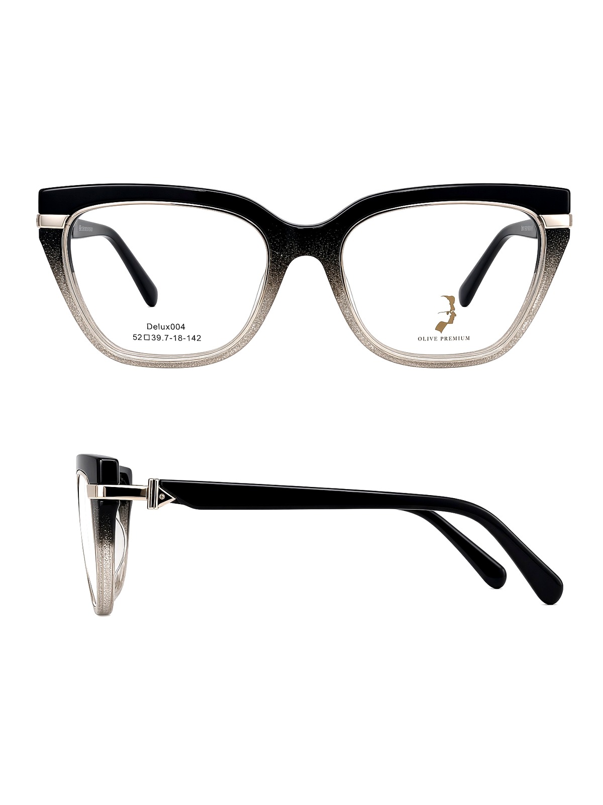 Olive Premium Delux004 Negro degradado a gris