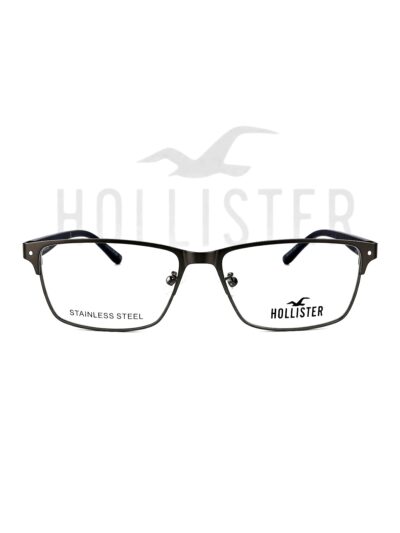 Hollister Cuadrado Negro Metal