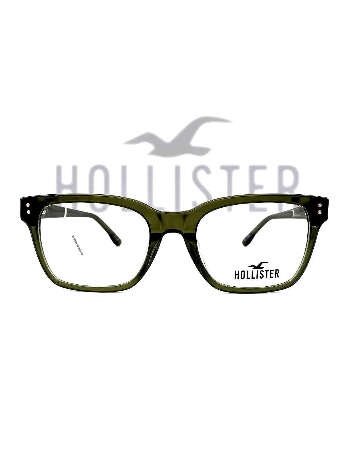 Hollister Cuadrado Verde Olivo