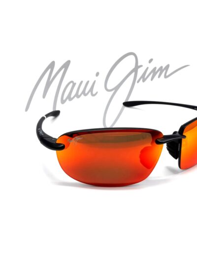 Maui Jim Wrap Deportivo Negro/Rojo