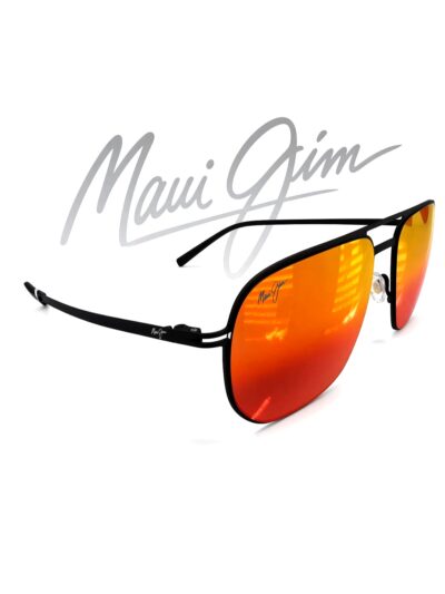 Maui Jim Aviador Negro/Naranja