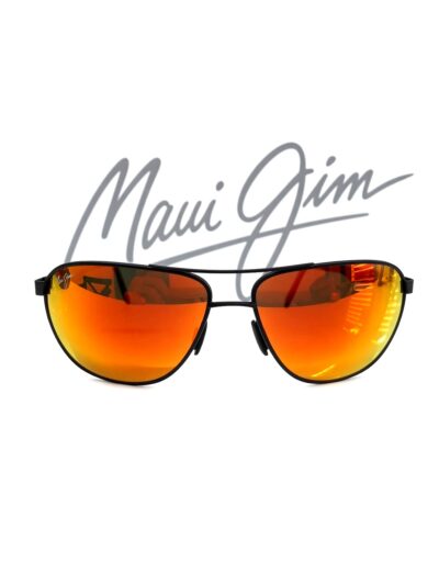 Maui Jim Aviador Negro/Naranja