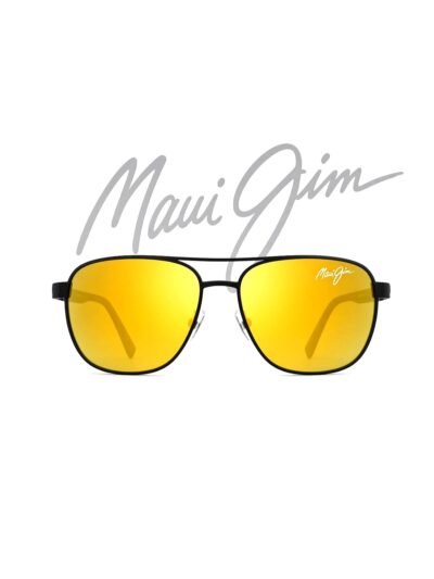 Maui Jim Aviador Negro/Amarillo