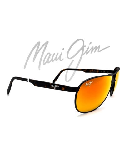 Maui Jim Aviador Negro/Naranja