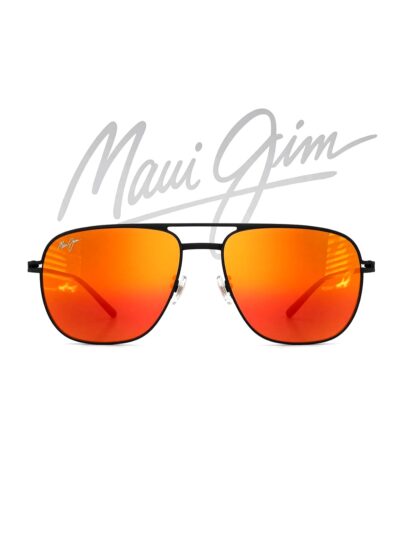 Maui Jim Aviador Negro/Rojo
