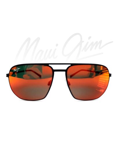 Maui Jim Aviador Negro/Rojo