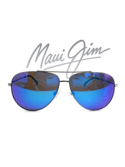 Maui Jim Aviador Plateado/Azul