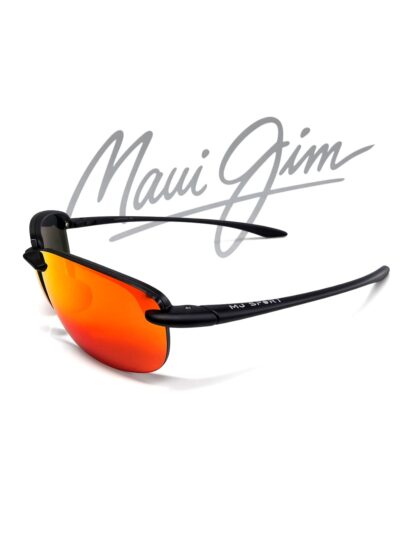 Maui Jim Wrap Deportivo Negro/Rojo