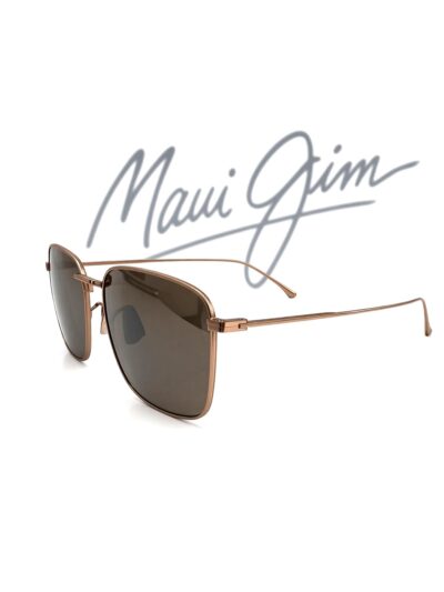 Maui Jim Rectangular Oro Rosa/Café