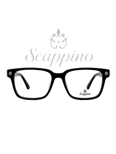 Scappino Negro Cuadrado Grueso
