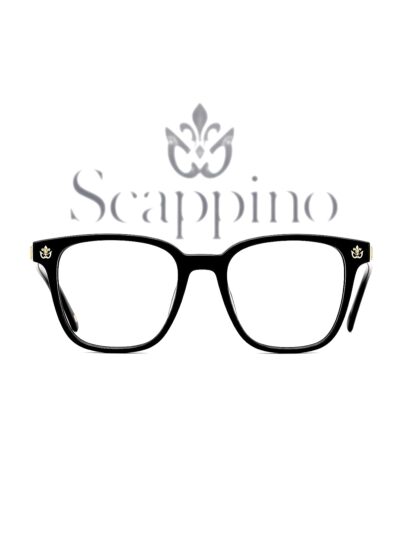 Scappino Negro Rectangular Grueso
