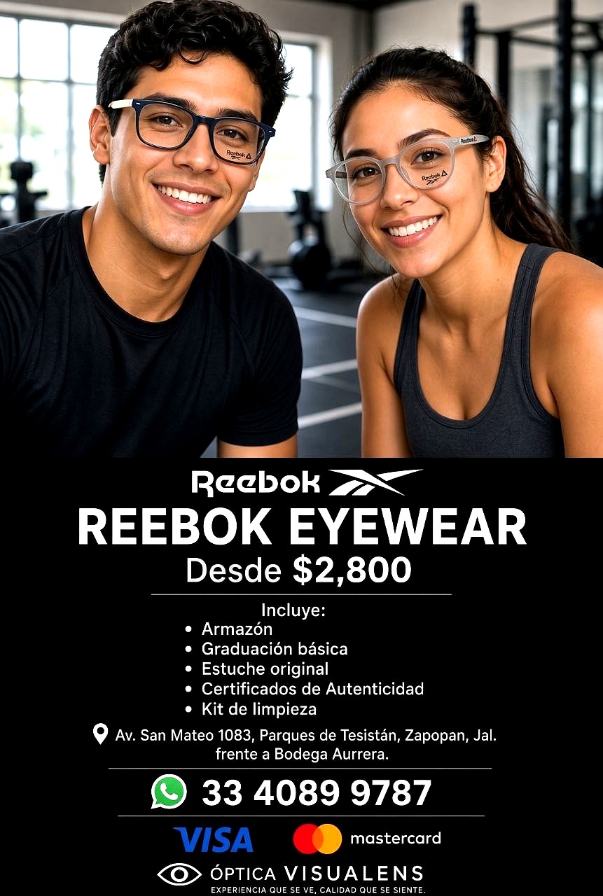 Reebok Eyewear desde $2,800