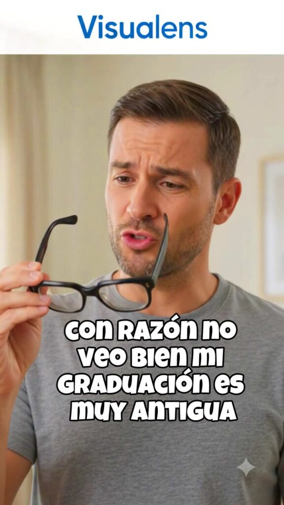 ¿No ves bien? Tu graduación puede ser muy antigua