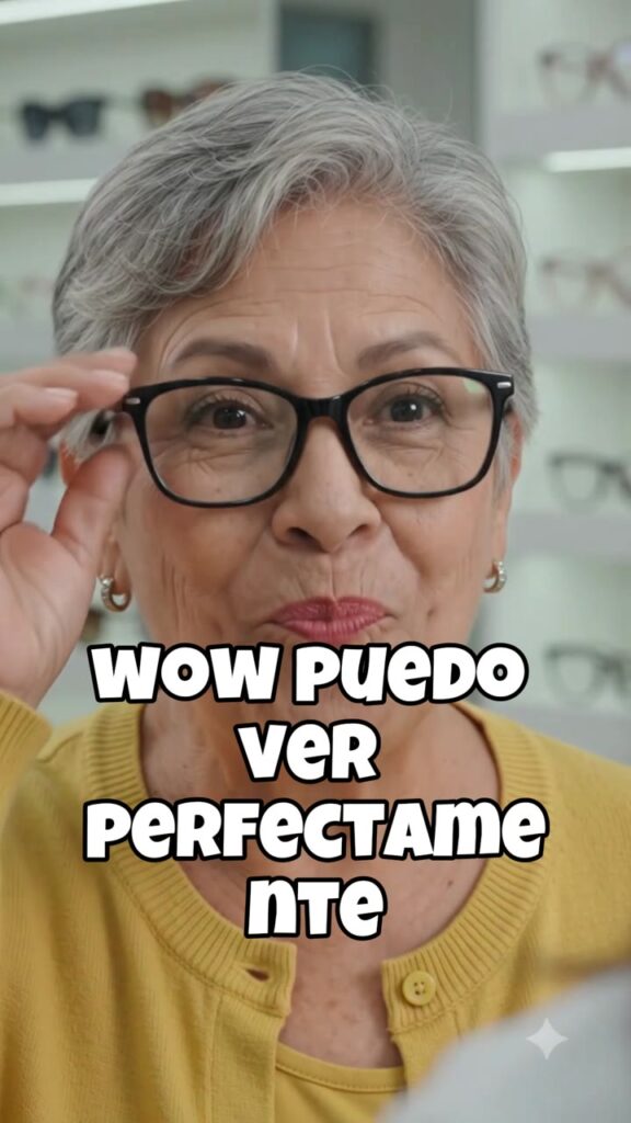 ¡Wow, puedo ver perfectamente!